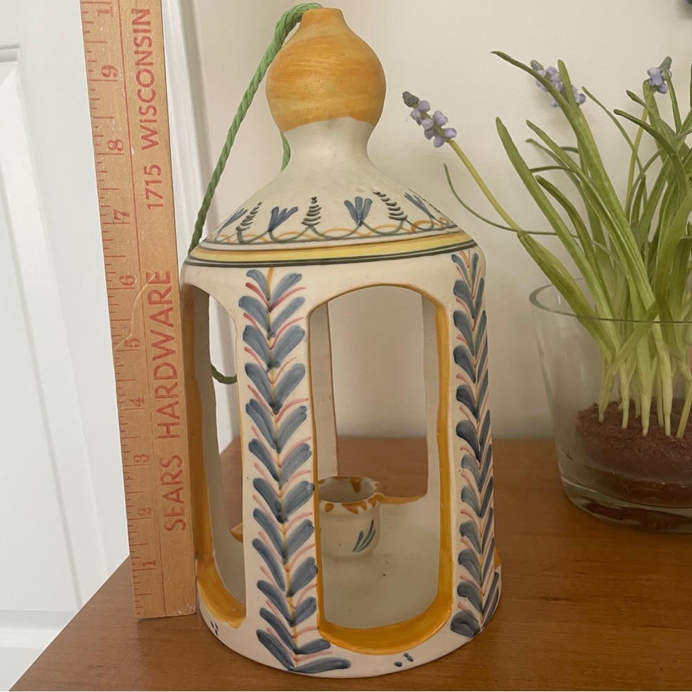 Vintage Large talavera candle holder - Picture 9 of 10